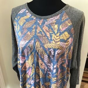 LuLaRoe Randy Top 3/4 Sleeves -NWT